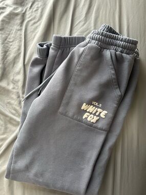 White Fox Jogger Sweatpants